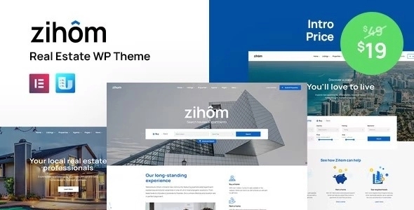 Zihom – Real Estate WordPress Theme 1.1.1
