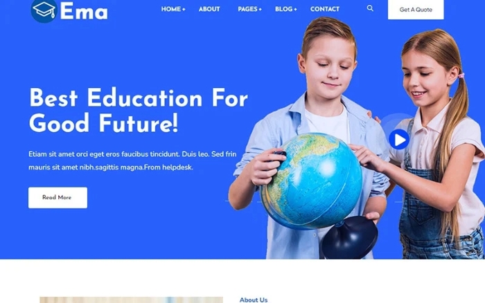 Eman – Kindergarten and Child Care WordPress Theme 1.0.0