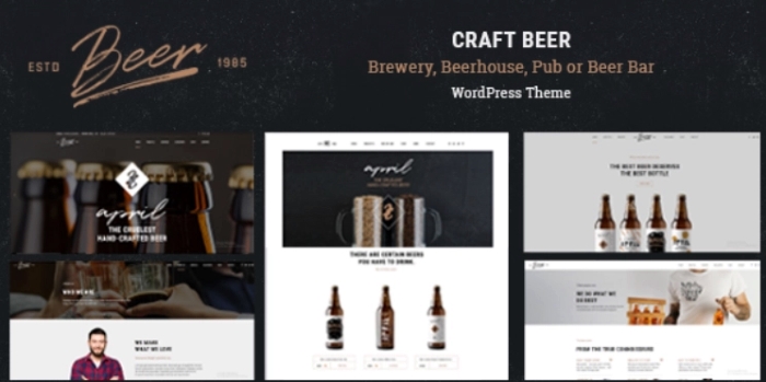 Craft Beer – Brewery & Pub WordPress Theme 1.4.8