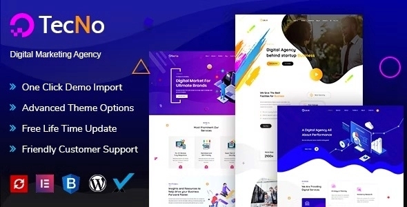 Tecno – Creative Agency WordPress Theme 1.2