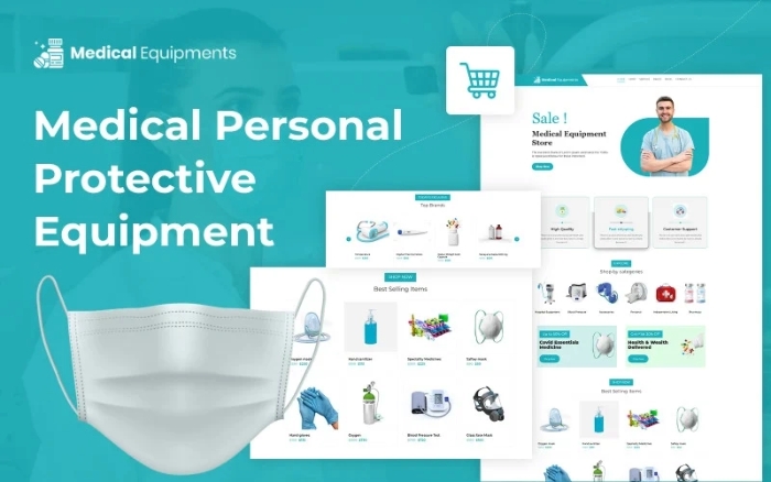 Medical Protective Equipment eCommerce WP Theme 1.0.0