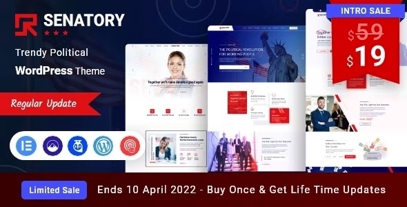 Senatory - Political Candidate WordPress Theme 2.1.2
