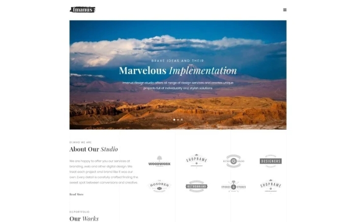 Imanus – Design Multipurpose Minimal WordPress Elementor Theme 1.0.0