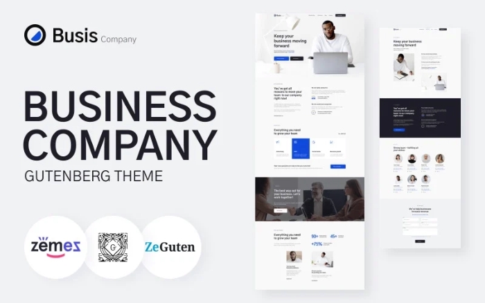Busis Company – Business Gutenberg WP Theme 1.0