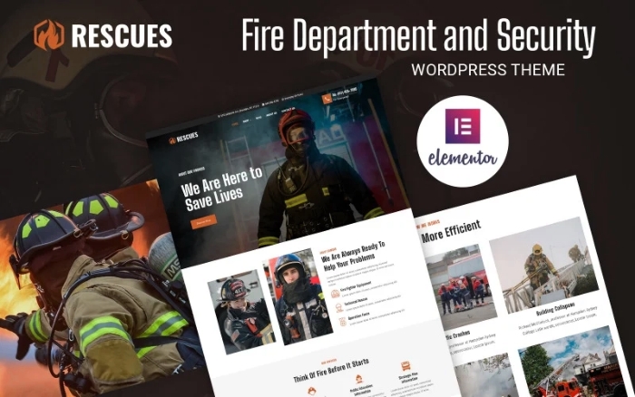 Rescues – Fire Department and Security Business WP Theme 1.0.0