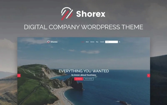 Shorex – Digital Multipurpose Modern WordPress Elementor Theme 1.0.0