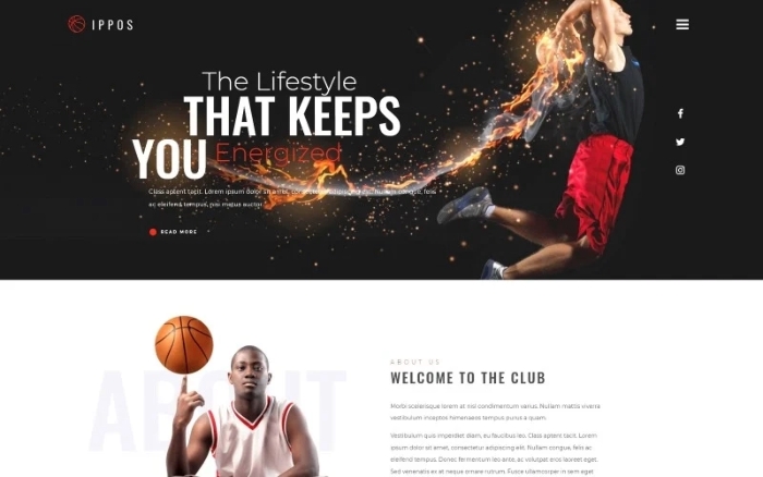 Ippos – Sport Multipurpose Modern WordPress Elementor Theme 1.2.6