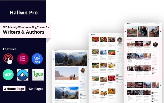 Hallwn Pro – Personal SEO Friendly WP Theme 1.0.2