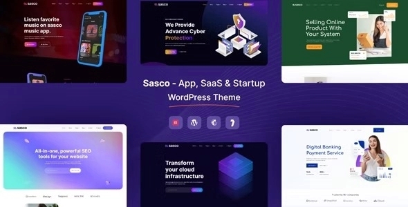 Sasco – SaaS Technology WordPress Theme 1.0.5