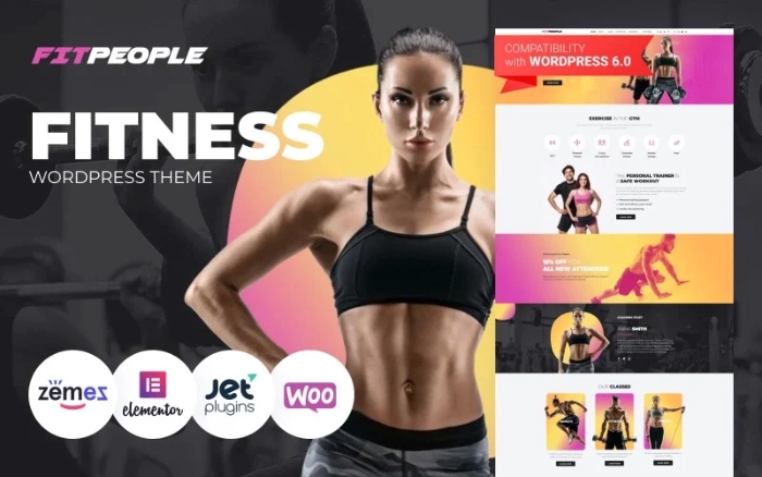 FitPeople – Fitness WordPress Elementor Theme 1.0.1