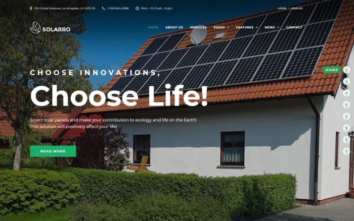 Solarro – Solar Energy Company WP Elementor Theme 1.0.1