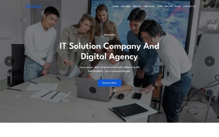 Kirana – IT Solution Landing Page WordPress Theme 1.0.0