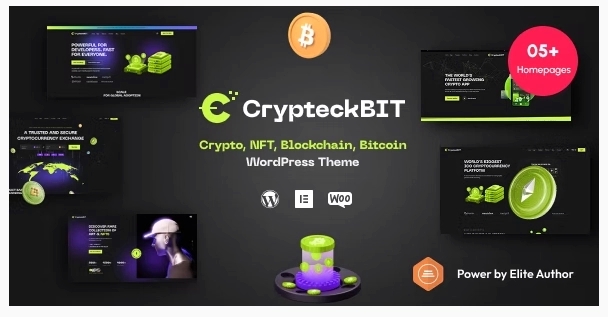Crypteck – ICO Landing Page & Crypto WP Theme 1.1.0
