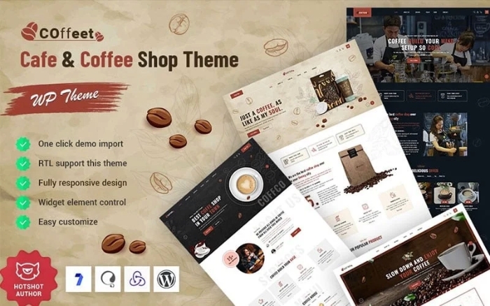 Coffeet – Cafe & Coffee Shop WordPress Theme 1.0.0