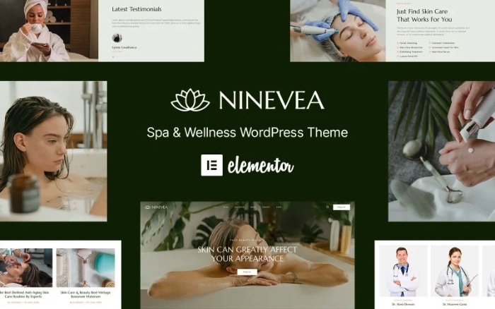 Ninevea – Spa & Massage Salon Beauty WordPress Theme 1.0.0