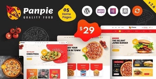 Panpie – Restaurant WordPress Theme 3.1