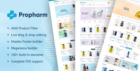 Propharm – Pharmacy & Medical WP Theme 1.6