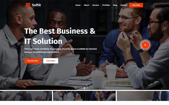 Softit – IT Solution Services and Technology WordPress Theme 1.0.0