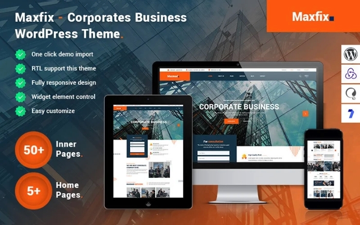 Maxfix – Corporates Business WordPress Theme 1.0.0