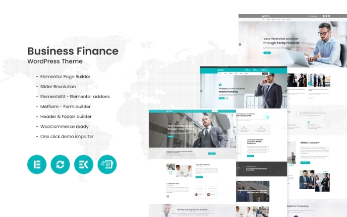 Forby – Business Finance WordPress Theme 1.0.2
