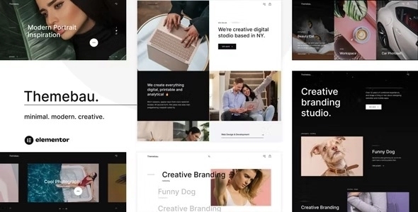 Themebau – Minimal Portfolio & Agency WP Theme 1.0.0