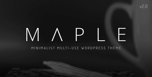 Maple – Clean Minimal Multi-Purpose WordPress Theme 5.2