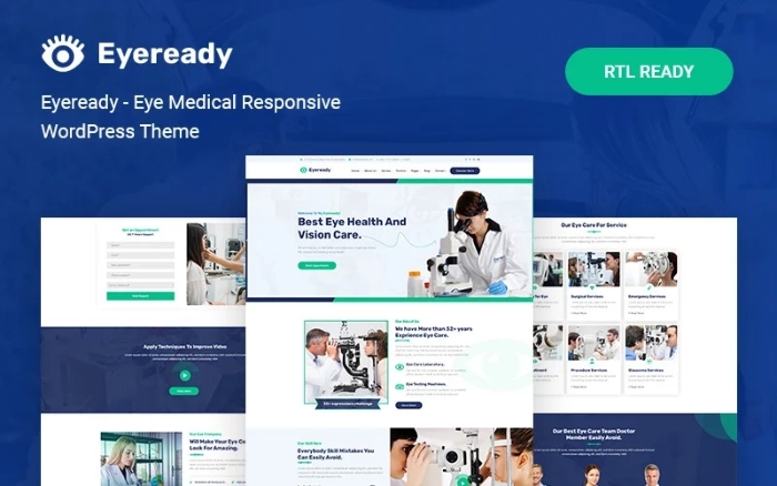 Eyeready – Eye Medical Responsive WP Theme 1.0.0