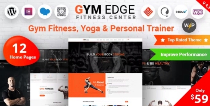 Gym Edge – Fitness WordPress Theme 4.3.0