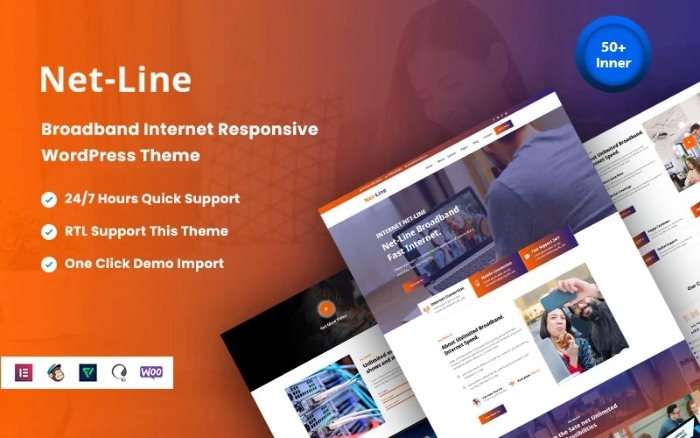 Netline – Broadband Internet Responsive WP Theme 1.0.0