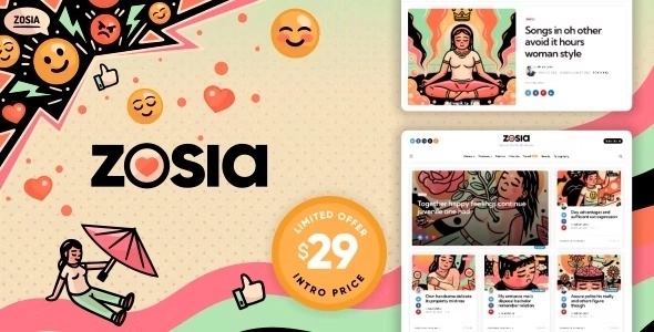 Zosia – Personal WordPress Blog Theme 1.2.4