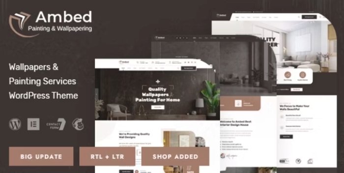 Ambed – Wallpapers & Painting Services WP Theme 1.1