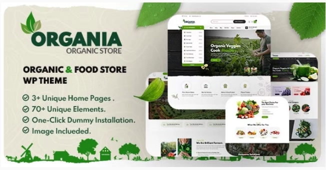 Organia – Organic Food Store WordPress Theme 2.0