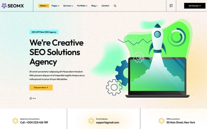 SeoMx – Seo & Digital Marketing WordPress Theme 1.0.0