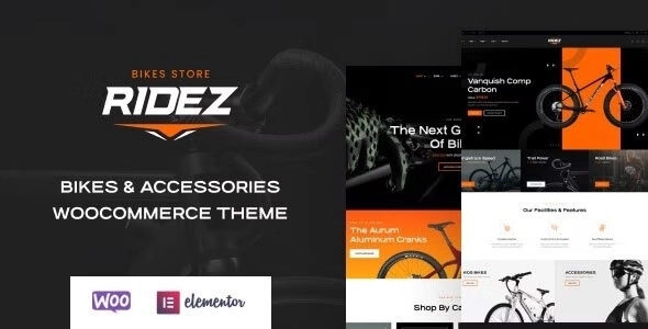 Ridez - Bike Shop Elementor WordPress Theme 1.0.5