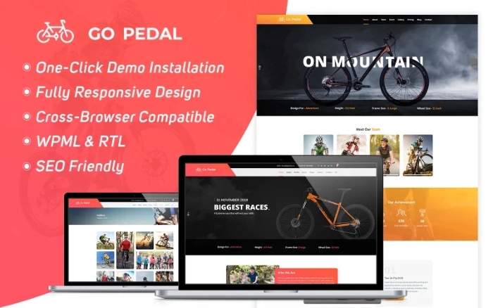 Go Pedal – Cycling WordPress Theme 1.0.0