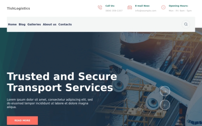 TishLogistics – Logistics and Transportation 1.0.0