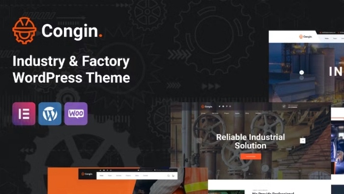Congin – Industry & Factory WordPress Theme 1.0.3