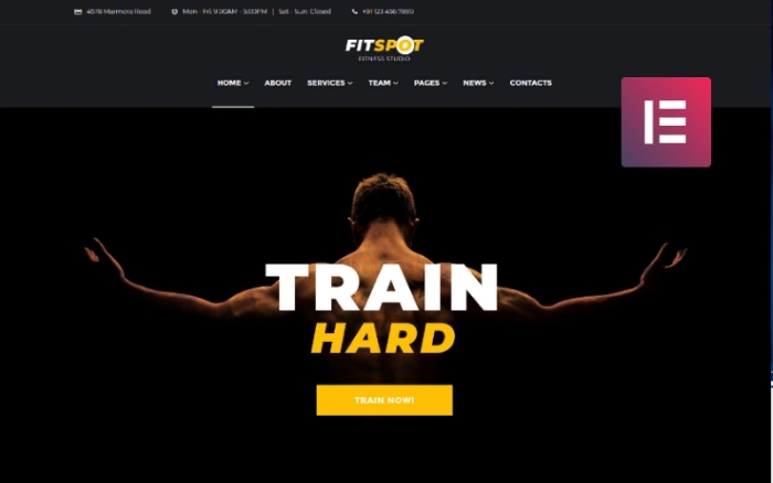 FitSpot – Fitness Studio WordPress Elementor Theme 1.0.0