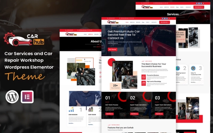 CarHub – Auto Mechanic & Car Service WP Theme 1.0.0