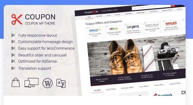 Coupon WordPress Theme 2.2.3