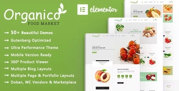 Organico – Organic Food WooCommerce WordPress Theme 2.1.2