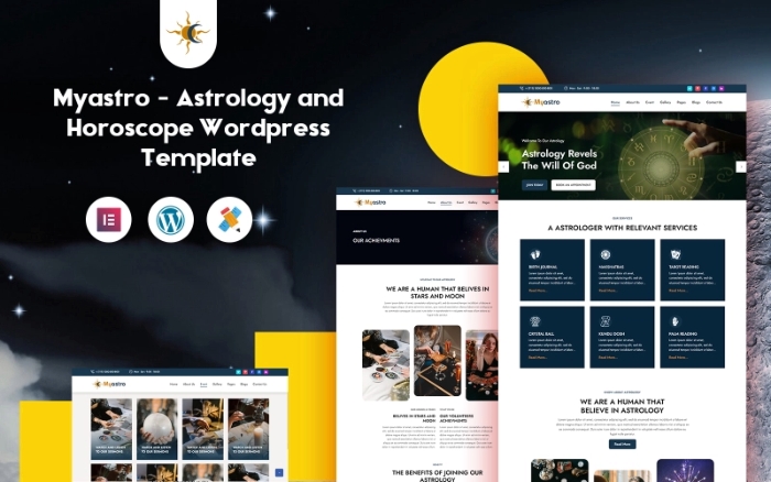 Myastro – Astrology and Horoscope WP Theme 1.0.0