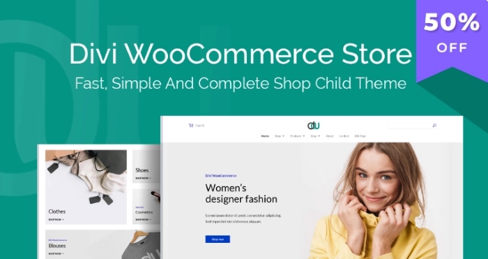 Divi WooCommerce Store 1.0.6