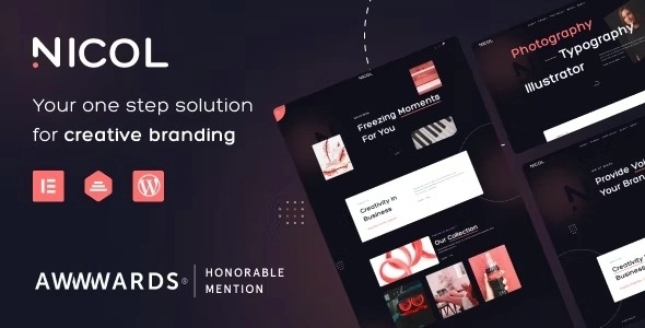 Nicol – Fiery Creative Agency WordPress Theme 1.2.0