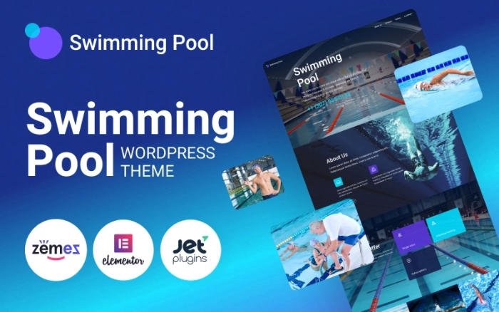 Swimming Pool – Modern Swimming Pool WordPress Theme 1.0.1