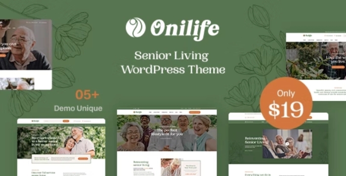 Onilife - Senior Living WordPress Theme 1.1.1