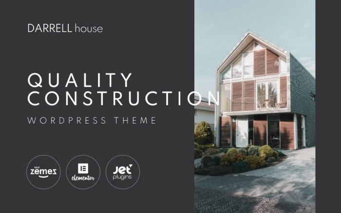 Darrell house – Quality Construction WordPress Theme 1.0.1