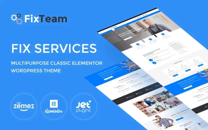 FixTeam – Fix Services Multipurpose Classic WP Theme 1.0.0