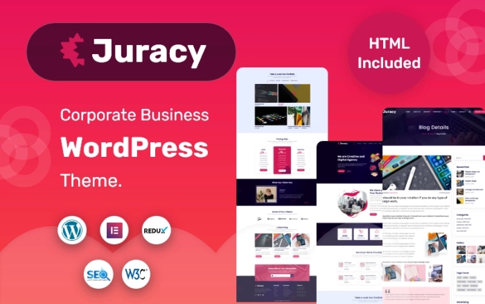 Juracy – Corporate Business WordPress Theme 1.0.0