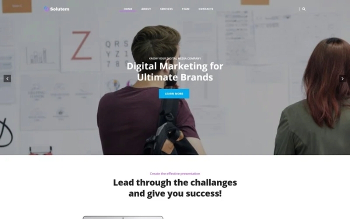Solutem – Creative Agency Multipurpose Modern WordPress Elementor 1.1.0